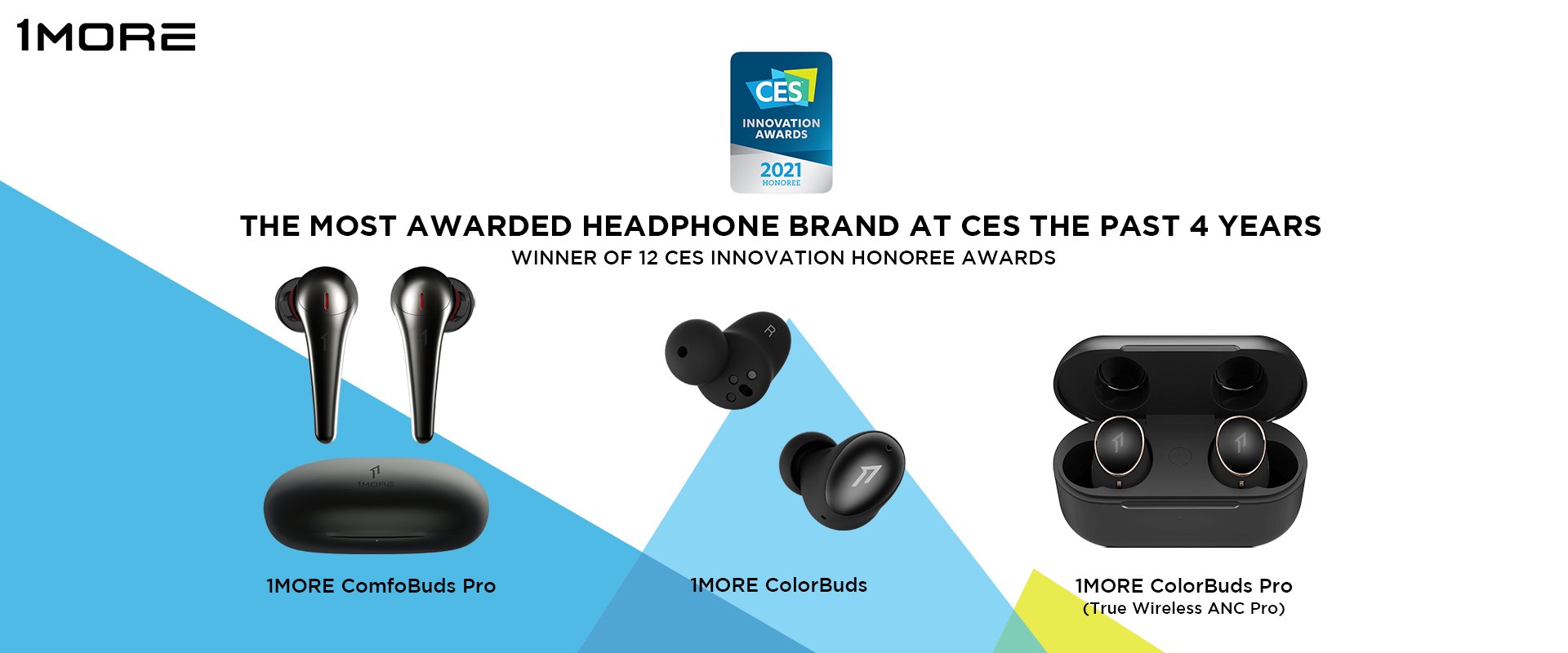 1MORE دریافت 3 جایزه نوآوری CES